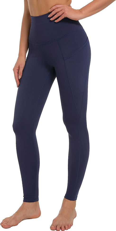 Women High Waisted Stretchy Leggings with Pockets Buttery Soft Workout Yoga Pants